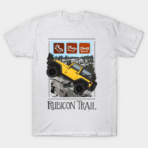 The Rubicon Trail T-Shirt by JRCustoms44